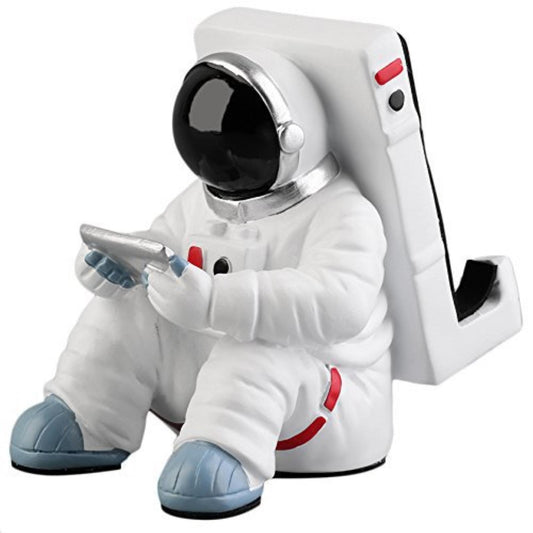 Creative Astronaut Phone Stand – Universal Desktop Holder & Home Office Decor