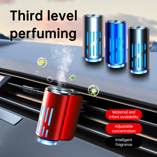 Smart Car Air Freshener – Rechargeable Aromatherapy Dispenser with 3 Spray Modes & Auto On/Off